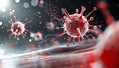 Poster - Microscopic bacteria breaching human defense an in-depth exploration of pathogenic infiltration and immune response dynamics
