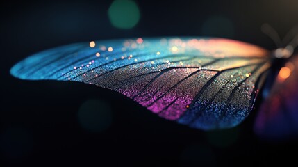 Aufkleber - Captivating colors of a butterfly wing nature's artistic masterpiece in macro photography