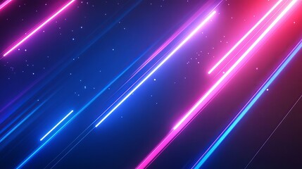 line neon blue blurry gradient grainy background vibrant glowing 