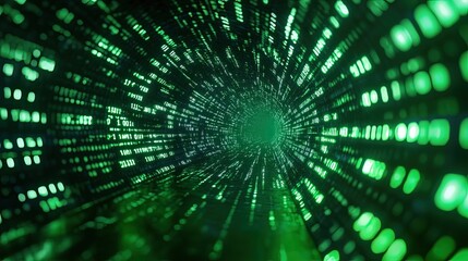 binary code and technology background
