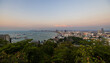 city Pattaya skyline at sunset