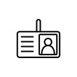 © Kajal - ID badge icon Flat fill set collection