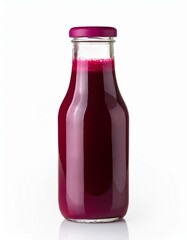 Wall Mural - Fresh beetroot juice in a bottle