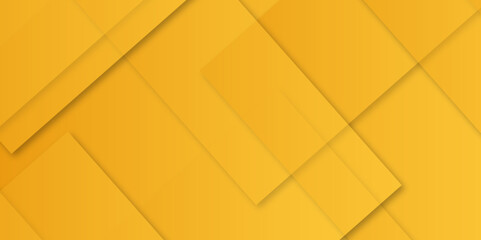 Poster - Abstract modern orange and yellow pattern geometric luxury gradient line background random square shape design. 3d shadow effects, modern design template background. layered geometric triangle shapes.