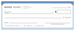 © bibin - Bank check, vector blank money cheque, checkbook template with guilloche pattern and fields. Currency payment coupon, money check background