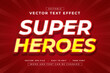 © padilah_a - Super Heroes 3D editable text effect
