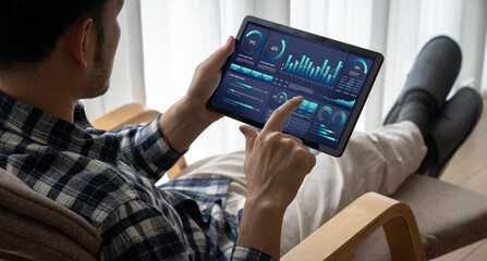 Poster - business data dashboard provide business intelligence analytic for marketing strategy planning snugl