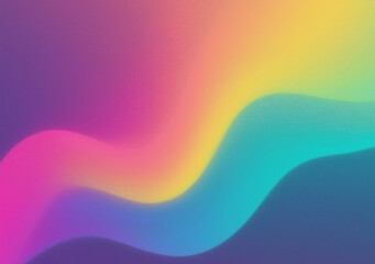 Abstract grainy gradient background with organic shapes and vibrant colors