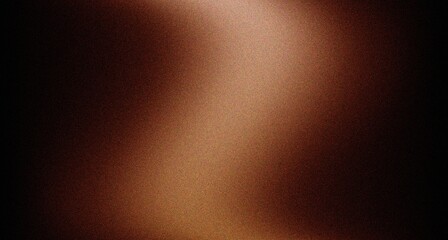 Aufkleber - Abstract black beige brown grainy gradient background dark noise texture for banner header poster design