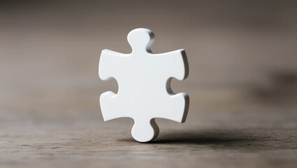 Poster - Single white puzzle piece