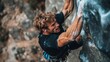 © nikomsolftwaer - A climber's pursuit overcoming heights and challenging limits in the great outdoors