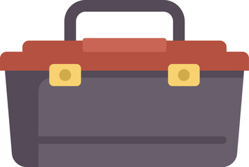 Poster - this closed empty toolbox is perfect for holding building tools for repairing