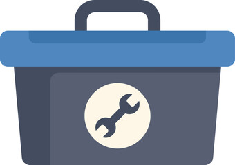 Poster - toolbox is holding tools for repairing and fixing