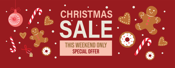 Christmas sale banner 