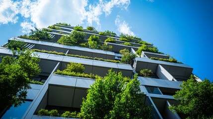 Poster - Inclusive architecture depicted by a modern building designed with accessibility features and green spaces, Reflecting urban inclusivity, photography style