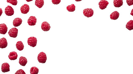 Poster - Scattered Fresh Raspberries. png
