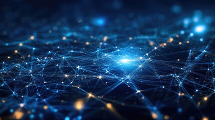 Poster - Exploring the intricate web of connectivity a visual journey through data and technology
