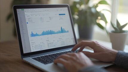 Poster - Analyzing data trends for effective business strategies a comprehensive guide to utilizing analytics tools on your laptop