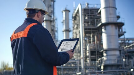 A man wearing a hard hat