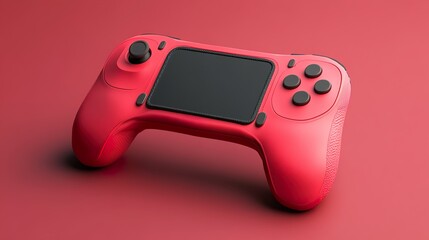 Red Gaming Controller with Screen: Modern Design for Immersive Gameplay