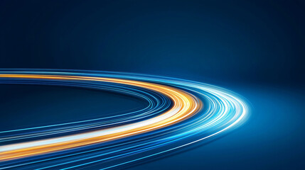 Poster - Vibrant light trails create dynamic and energetic visual effect