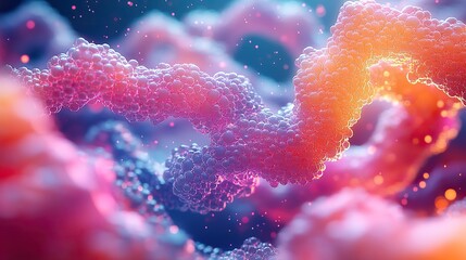 Aufkleber - digital features liposome containing DNA, emphasizing the encapsulation of genetic material.