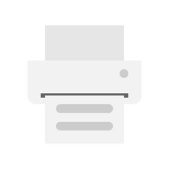 Poster - Fax machine flat icons. symbol technology for various office equipment.