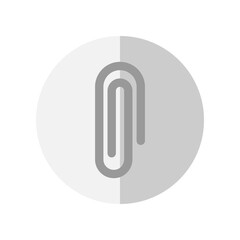 Poster - Paper clip flat icons. office equipment symbols for a modern look for office, business and school needs.