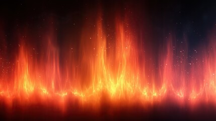 Aufkleber - color gradient ombre background transitioning from black to orange, evoking fire or horror.stock photo