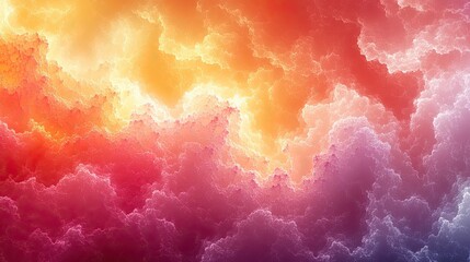 Aufkleber - colorful abstract fractal pattern offers chaotic and fantasy-inspired design for backgrounds or wallpapers.image