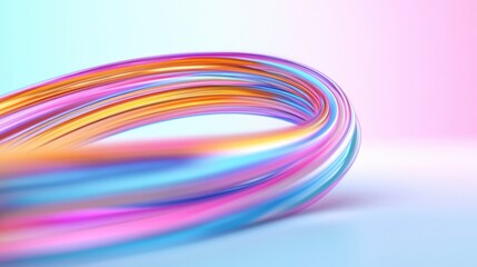 Poster - Colorful swirls intertwine, creating a stunning visual explosion with bright pink, blue, and orange tones that evoke energy and movement
