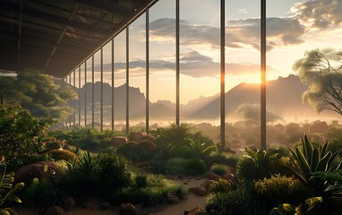 Poster - Futuristic Smart Factory in a Desert Managing Solar-Powered Production Lines with AI