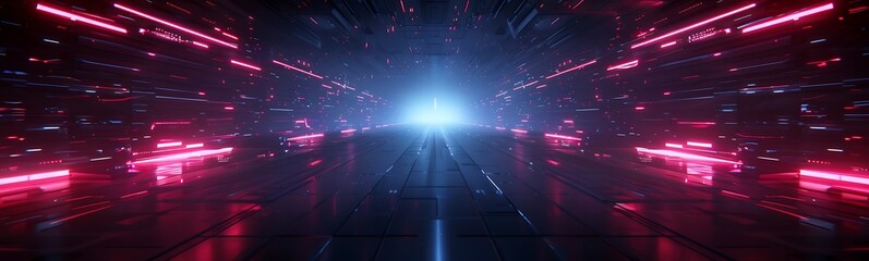 Poster - Futuristic Smart Factory with Fully Automated Production Process and AI Systems