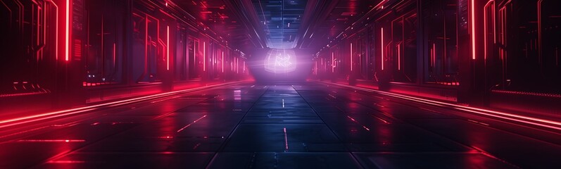 Poster - Futuristic Smart Factory with Fully Automated Production Process and AI Systems