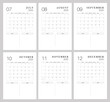 © Rajib - monthly calendar for 2025 year