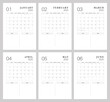 © Rajib - monthly calendar for 2025 year