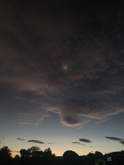 Wall Mural - Beautiful sky in the early morning.