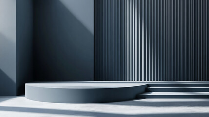 Wall Mural - empty studio gradient background and display product luxury colourful neon abstract elegant platform