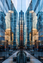 Poster - Digital architecture concept design integrating IoT and sustainable technologies  Visualize a futuristic cityscape where empathy is the foundation of society  
