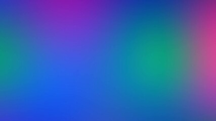 Wall Mural - Soft gradient background in blue and pink tones. Trendy abstract gradient background. Dynamic backdrop with blue, purple, green hues. Gradient background animation, featuring smooth color transitions
