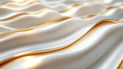 Aufkleber - minimalistic background with white and gold lines, ideal for sleek and elegant image