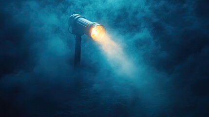 Poster - searchlight concept background suitable for dramatic or spotlight design projects.