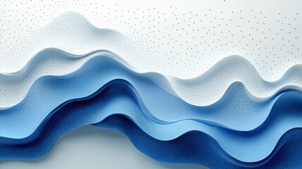 Poster - simple, abstract background with blue and white gradient and light gray dots, providing clean design for presentations.