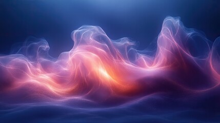 Fototapete - soft purple light gradient on dark blue background creates an abstract and calming effect.stock photo