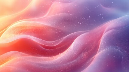Poster - soft, pastel wave background with plenty of space for text, perfect for light design concepts.illustration