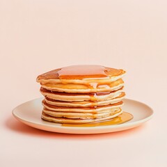 Wall Mural - Pancakes with Syrup