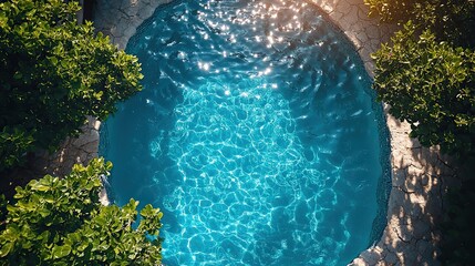 Leinwandbilder - swimming pool water background suitable for advertising or mockup uses.stock photo