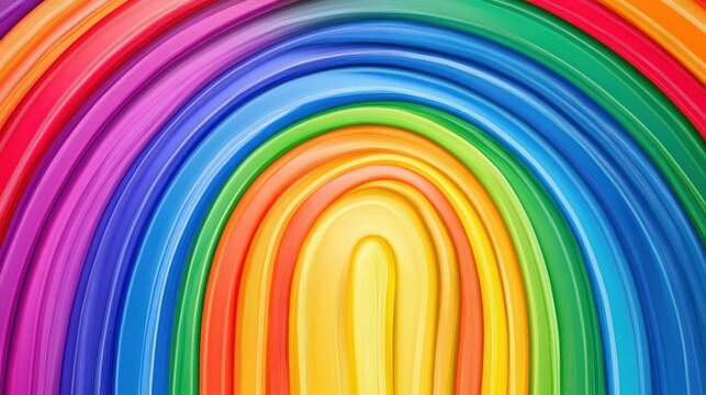 A cheerful rainbow background with vibrant stripes of color creating a sense of joy and positivity.