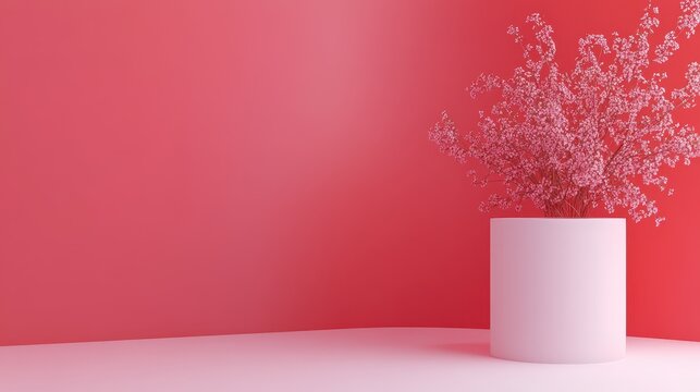 A minimalist background showcasing a single bold color with a slight gradient.