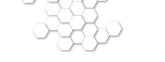 Poster - Abstract seamless hexagon pattern background. Abstract hexagon technology design background. Vector Illustration.